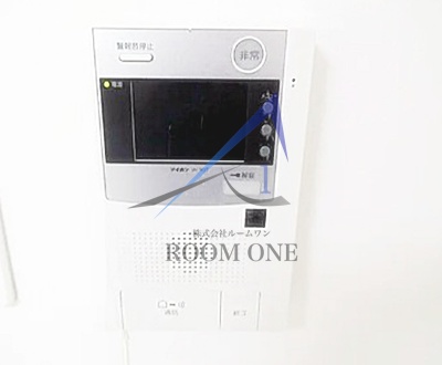 セキュリティ　モニター付きインターホンです。