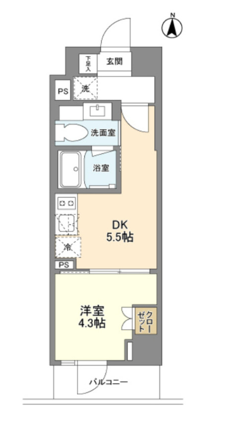 Augusta Residence新中野の間取り写真