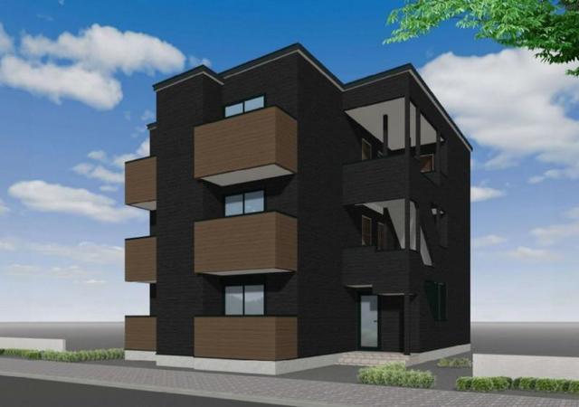 建物外観　外観パース・イメージ図です