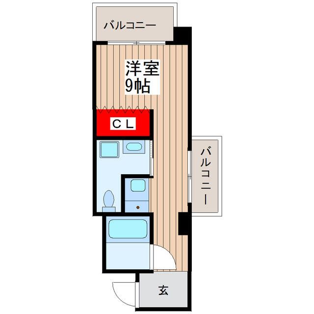 ＪＲ総武線 新小岩駅 徒歩10分 7階建 築36年の間取り写真