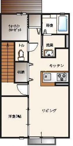 エーデルハイム平柳Aの間取り