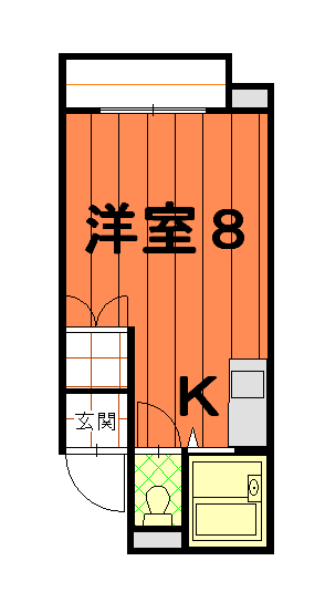 鹿児島市鴨池のマンションの間取り