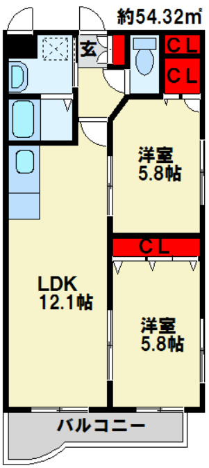 小芝ビルの間取り