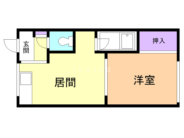 メゾン桜ヶ丘の間取り