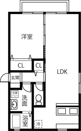 カーサ廻間の間取り