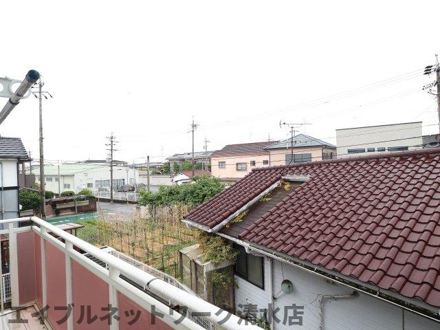 【静岡市清水区有東坂のアパートの眺望】