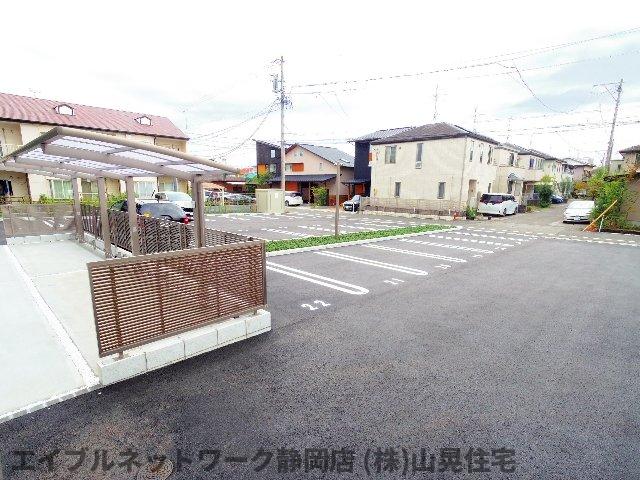 【静岡市葵区北安東のアパートの眺望】