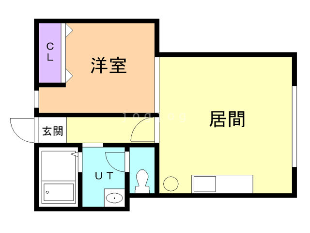 コーポゆもと７の間取り