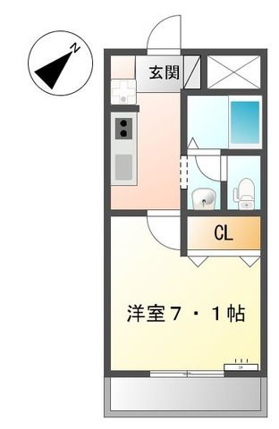 エポック橘の間取り