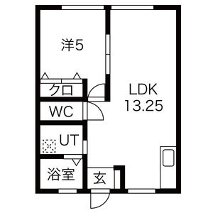 ハイツ・マルヤマIの間取り