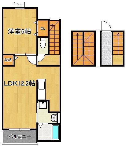 エクスクルーシブIVの間取り