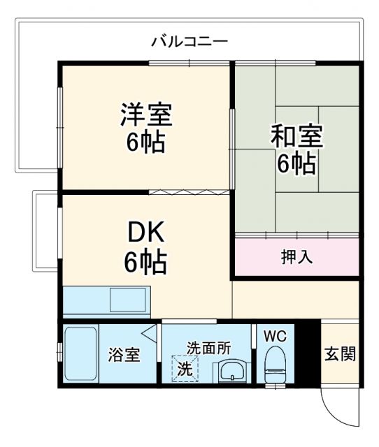 サンテラス８０の間取り