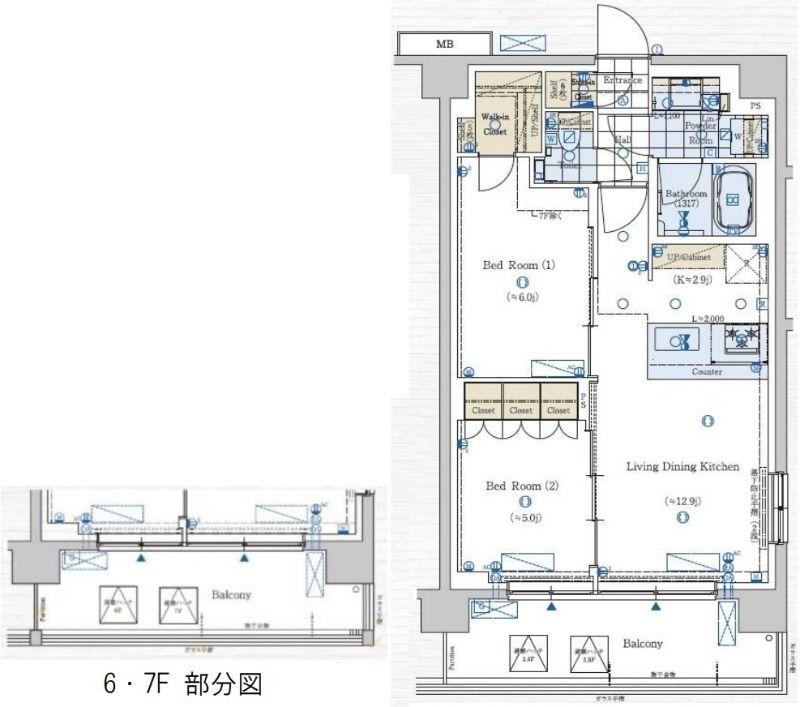 ジェノヴィア赤羽の間取り