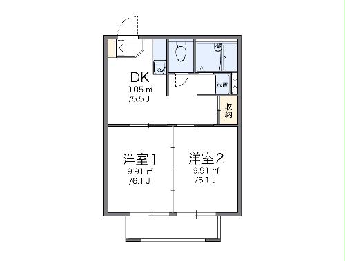 レオパレスＫＯＹＡＭＡの間取り