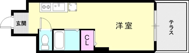 甲南灘コーポラスの間取り