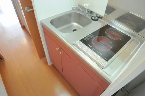 【島田市宮川町のアパートのキッチン】