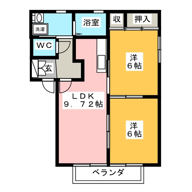 パティオＣの間取り