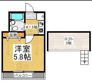 ＨＭＮ稲田堤Ｂの間取り