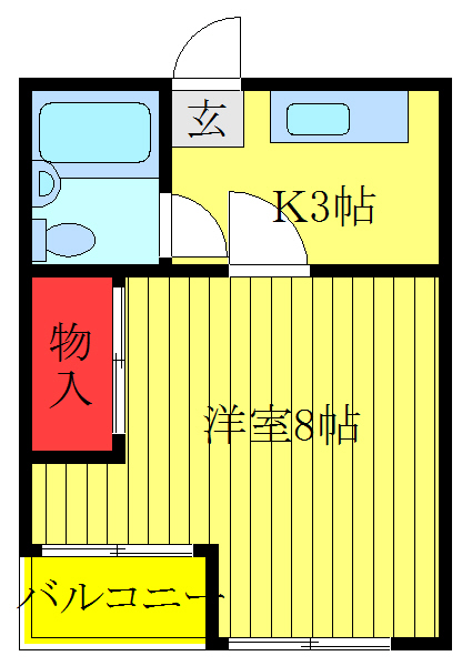 メゾン西が丘の間取り