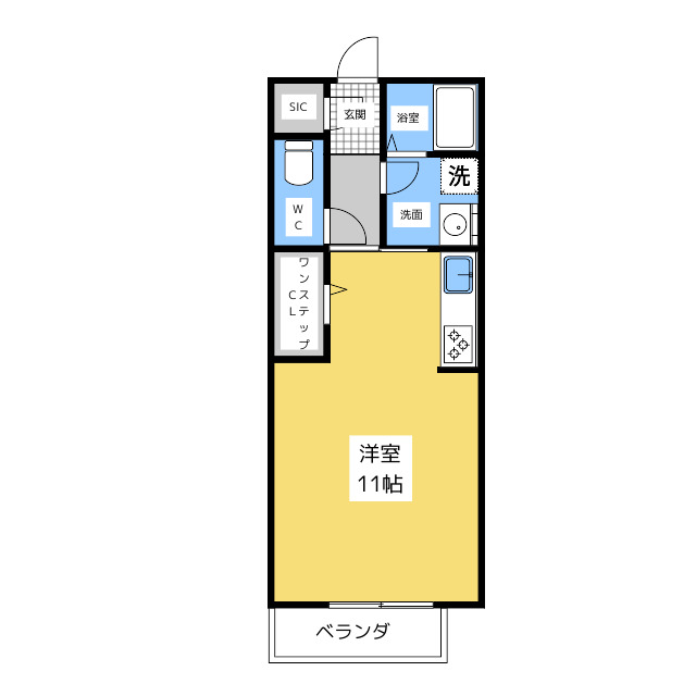 リバーサイドＫＤの間取り