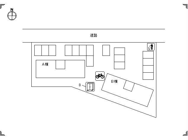 【コート・ラ・ルナの駐車場】