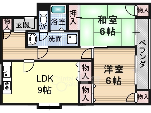 パレットマンションの間取り