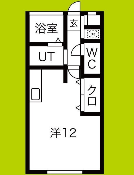 金龍マンションの間取り