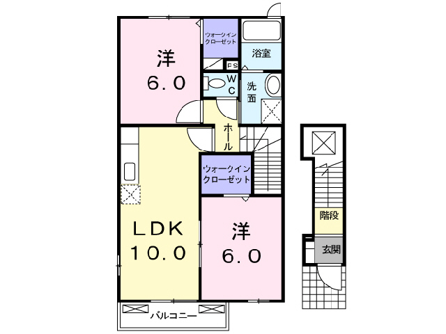 エスペランサＤの間取り