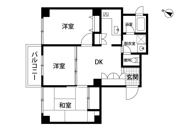 髭内ビルの間取り