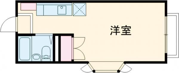 品川区西中延のアパートの間取り