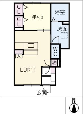 風とみどりのカシェット　南棟の間取り