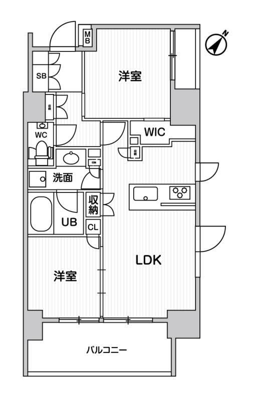 ディームス大井町の間取り