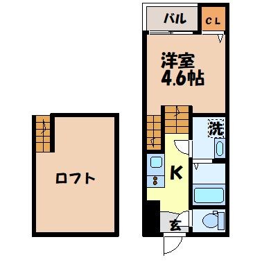 ヴィオラ扇町EASTの間取り