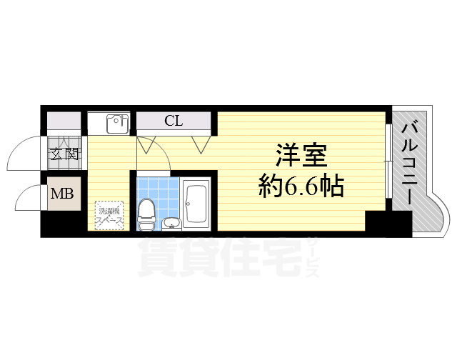 堺市堺区宿院町東のマンションの間取り