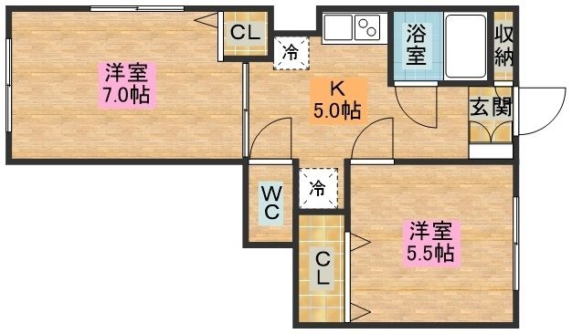 第１杉本ビルの間取り