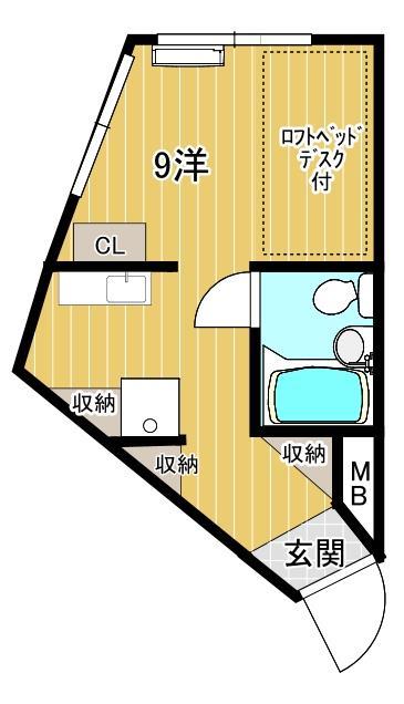 泰平ビルフローラの間取り