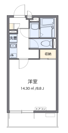 カーサウーノの間取り