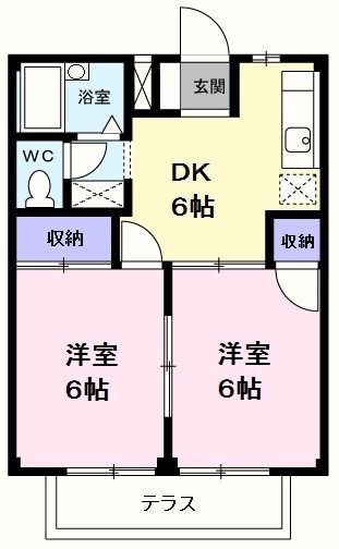 グリーンアベニューの間取り