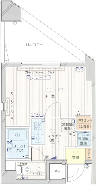 ティアラ目黒洗足の間取り