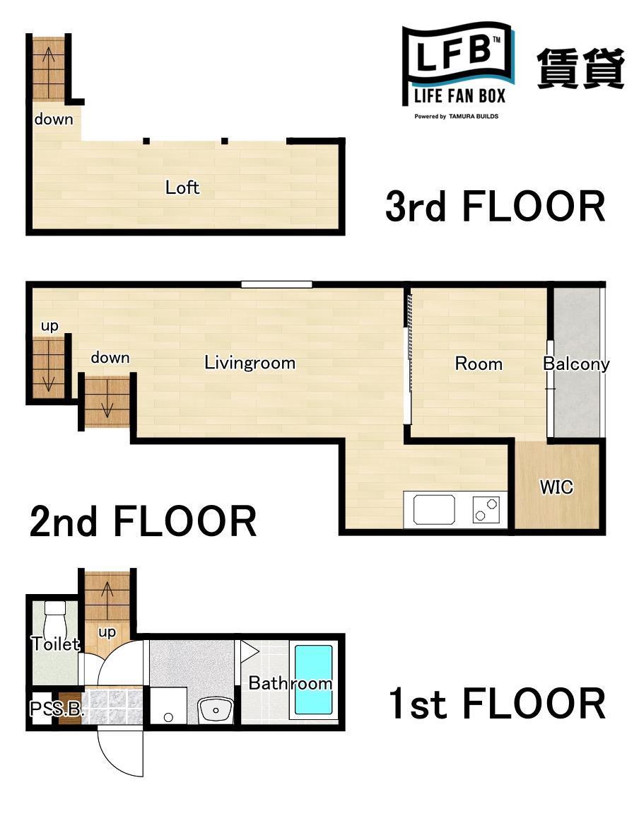 ＬＦＢ　ＡＰＡＲＴＭＥＮＴ天神の間取り