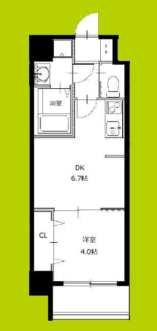 仮）天王寺区烏ヶ辻共同住宅の間取り