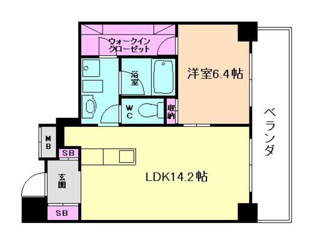 リバーサイドタワー中之島の間取り