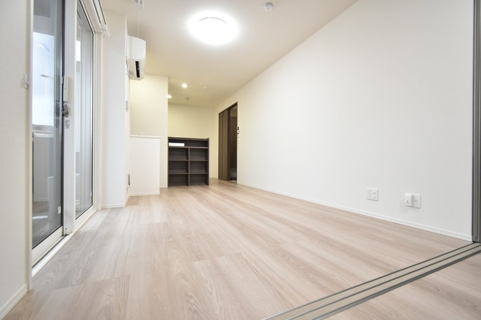 居室・リビング　10.6帖LDK、エアコン、室内干しあります