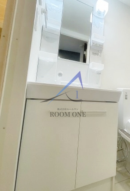 洗面設備　洗面台です。