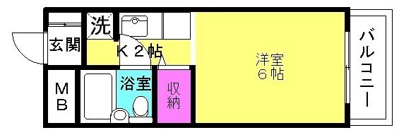 KI 3ビルの間取り写真