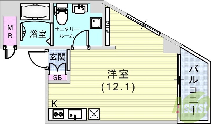 RECIA ROKKOの間取り写真