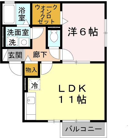 ソレーユ植松の間取り写真