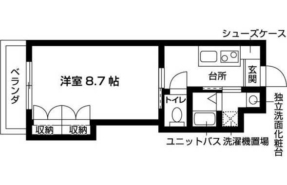 地下鉄東山線 東山公園駅 徒歩6分 4階建 築8年の間取り写真