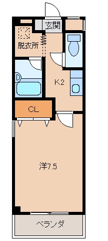 りぶる黒江の間取り