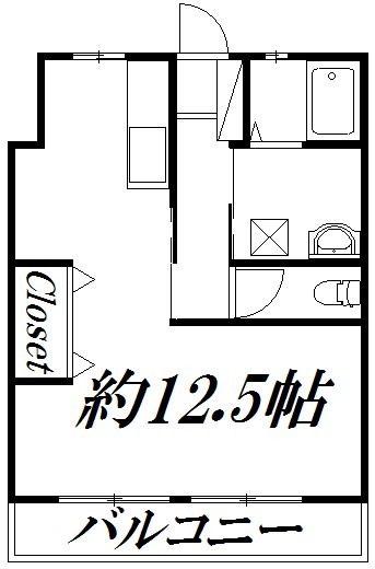 静岡県浜松市中央区元魚町（アパート）の賃貸物件の間取り